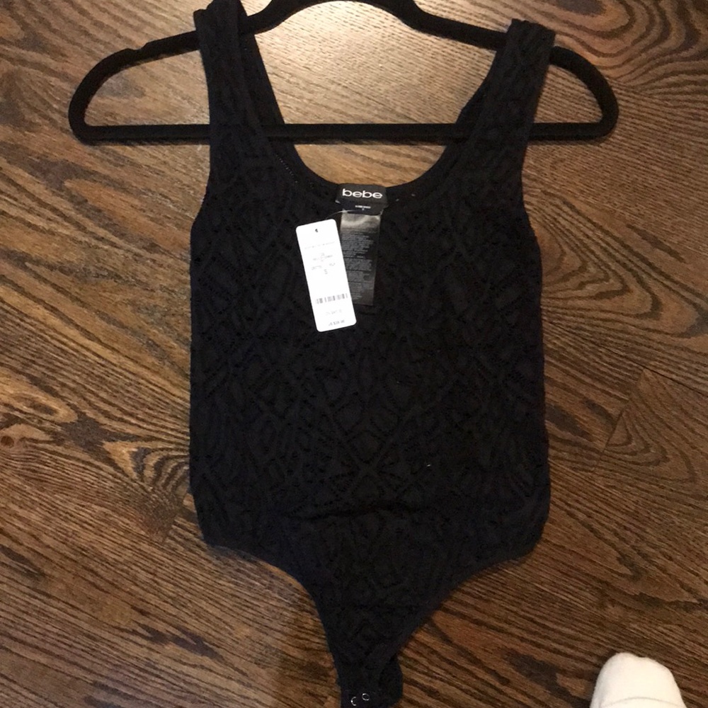 Bebe Black brand new Bodysuit